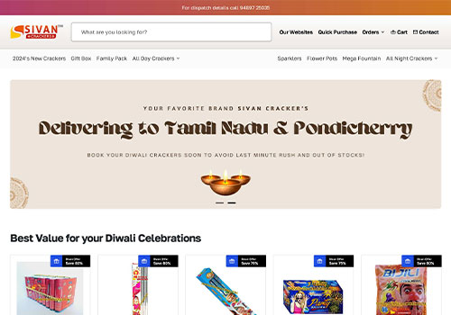 Sivan Crackers Website